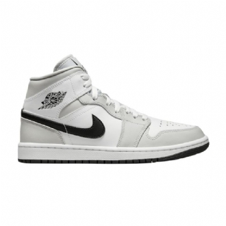 Dámské Boty Air Jordan 1 Mid Bílý Šedá Černá