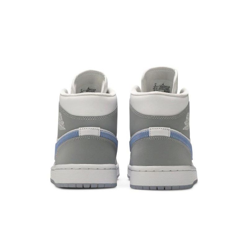 Dámské Boty Air Jordan 1 Mid Bílý Šedá Modrý