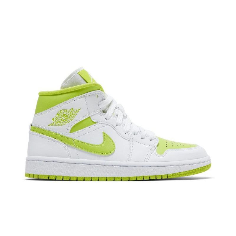 Dámské Boty Air Jordan 1 Mid Bílý Zelená