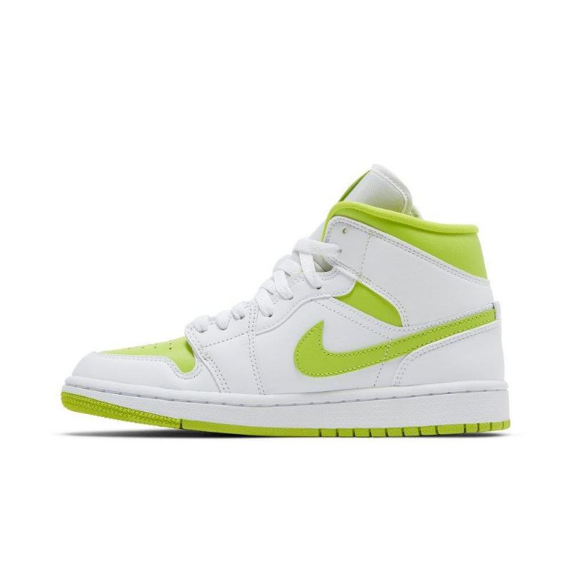 Dámské Boty Air Jordan 1 Mid Bílý Zelená