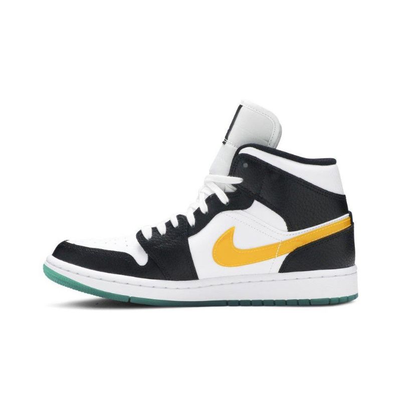 Dámské Boty Air Jordan 1 Mid Černá Bílá Červená Zelená