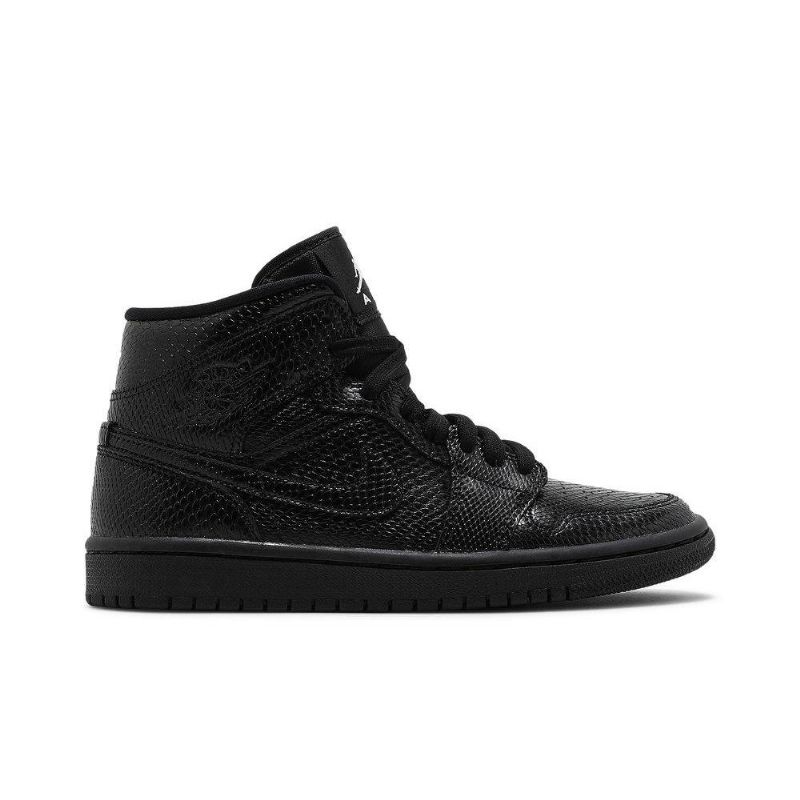 Dámské Boty Air Jordan 1 Mid Černá Bílý