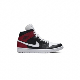 Dámské Boty Air Jordan 1 Mid Černá Červené Bílý