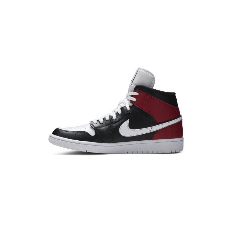 Dámské Boty Air Jordan 1 Mid Černá Červené Bílý