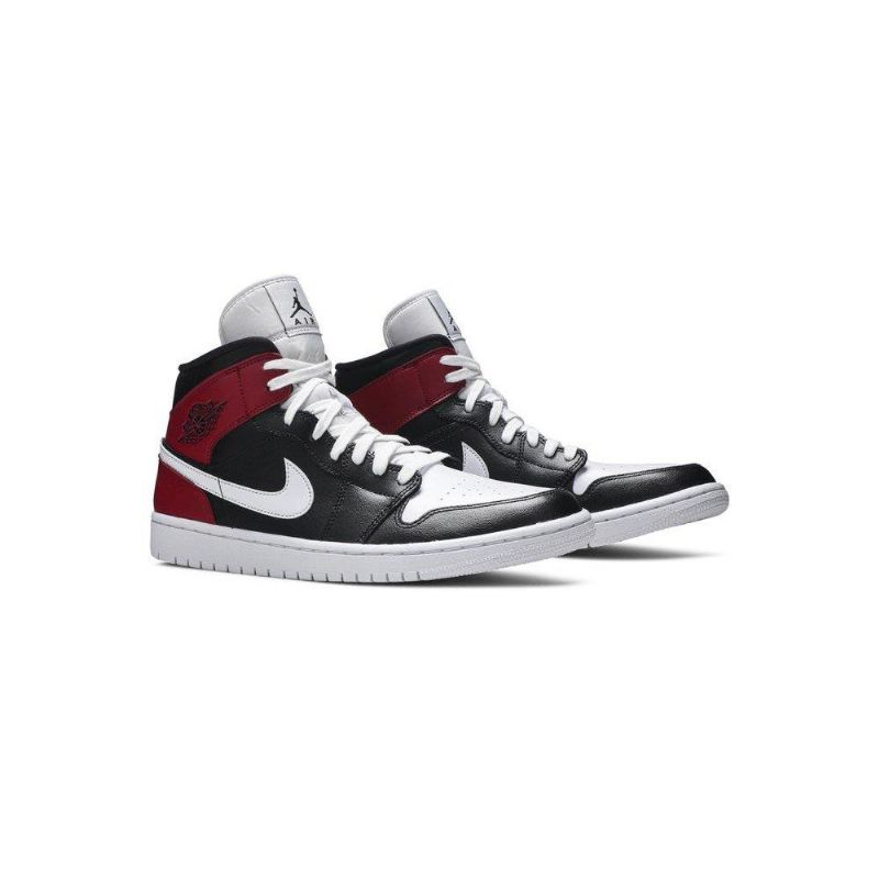 Dámské Boty Air Jordan 1 Mid Černá Červené Bílý