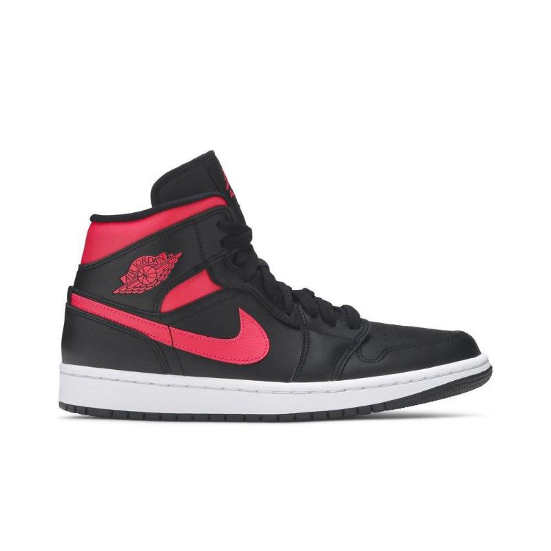 Dámské Boty Air Jordan 1 Mid Černá Červené Bílý