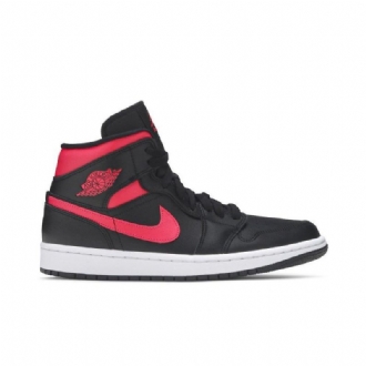 Dámské Boty Air Jordan 1 Mid Černá Červené Bílý