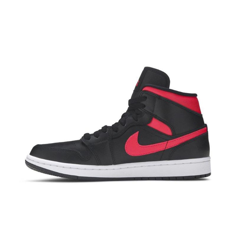 Dámské Boty Air Jordan 1 Mid Černá Červené Bílý