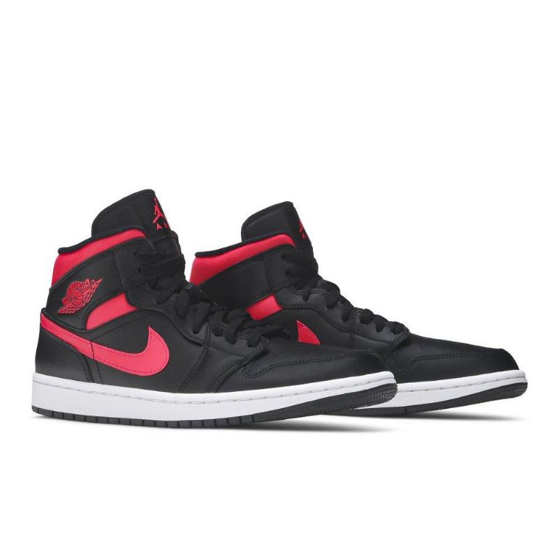 Dámské Boty Air Jordan 1 Mid Černá Červené Bílý
