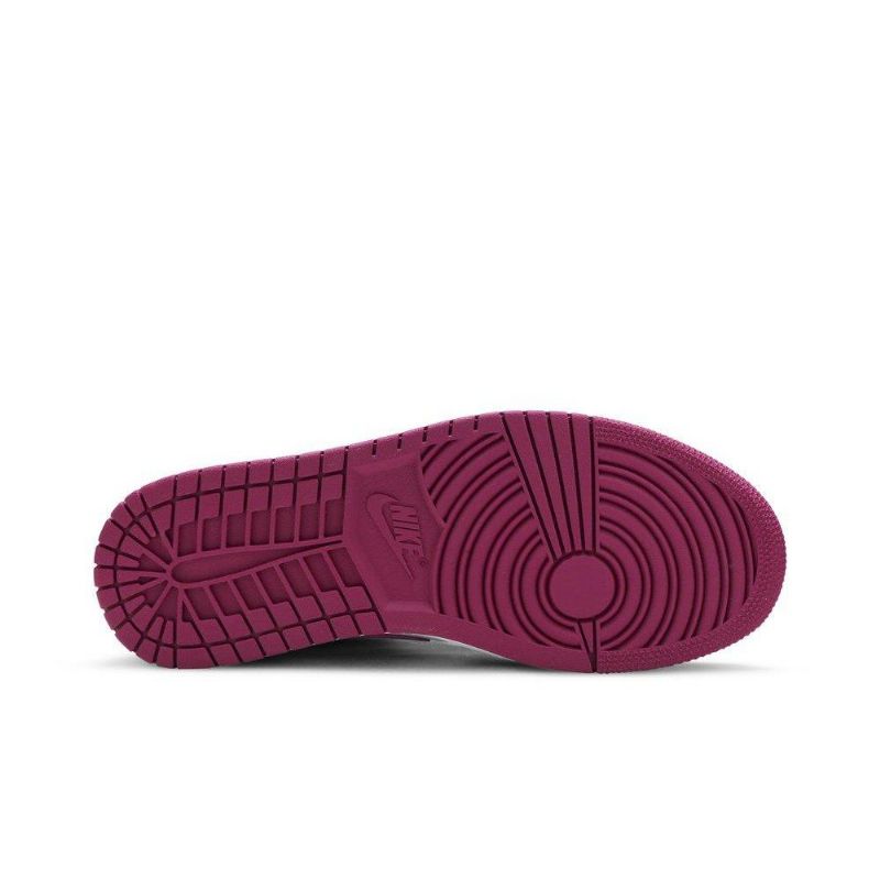 Dámské Boty Air Jordan 1 Mid Černá Nachový Bílý