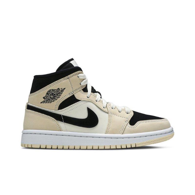 Dámské Boty Air Jordan 1 Mid Khaki Černá Bílý