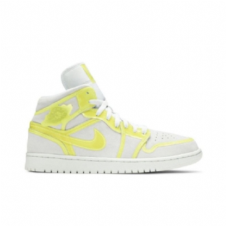 Dámské Boty Air Jordan 1 Mid Lx Bílý Žlutá