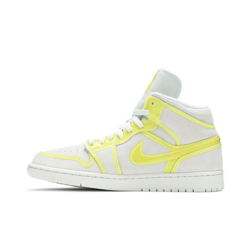 Dámské Boty Air Jordan 1 Mid Lx Bílý Žlutá
