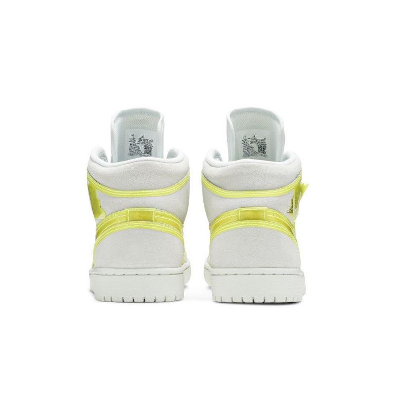 Dámské Boty Air Jordan 1 Mid Lx Bílý Žlutá