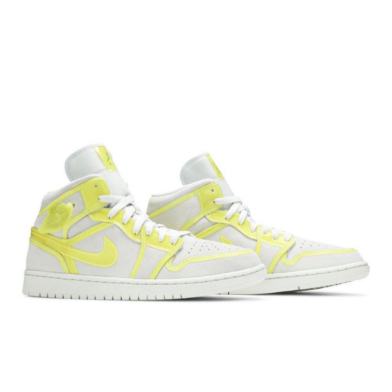 Dámské Boty Air Jordan 1 Mid Lx Bílý Žlutá