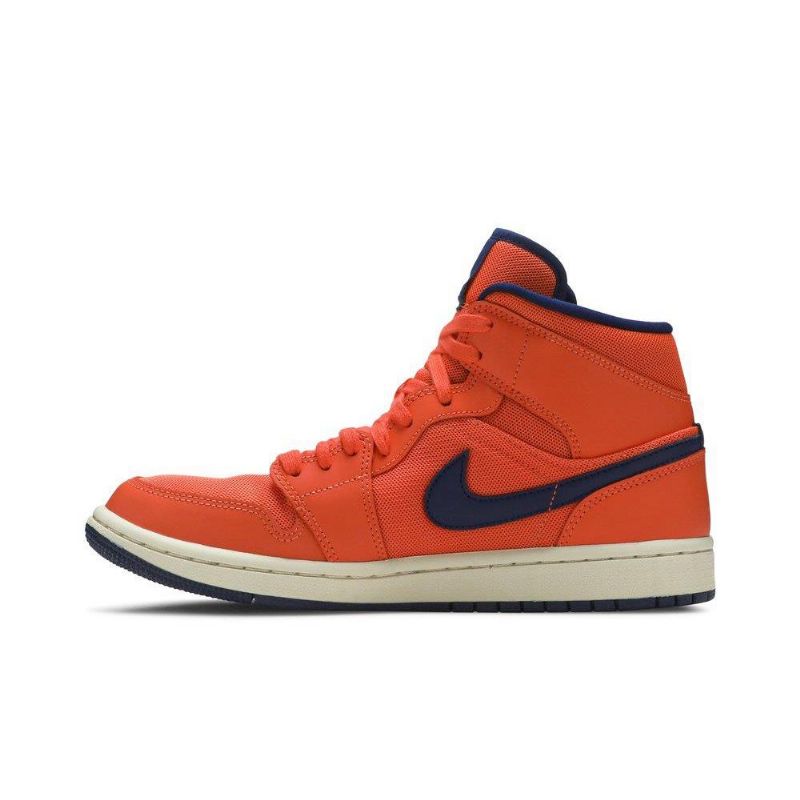 Dámské Boty Air Jordan 1 Mid Oranžový Modrý