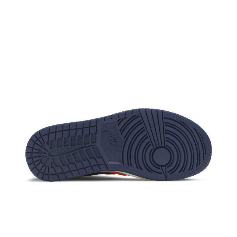 Dámské Boty Air Jordan 1 Mid Oranžový Modrý
