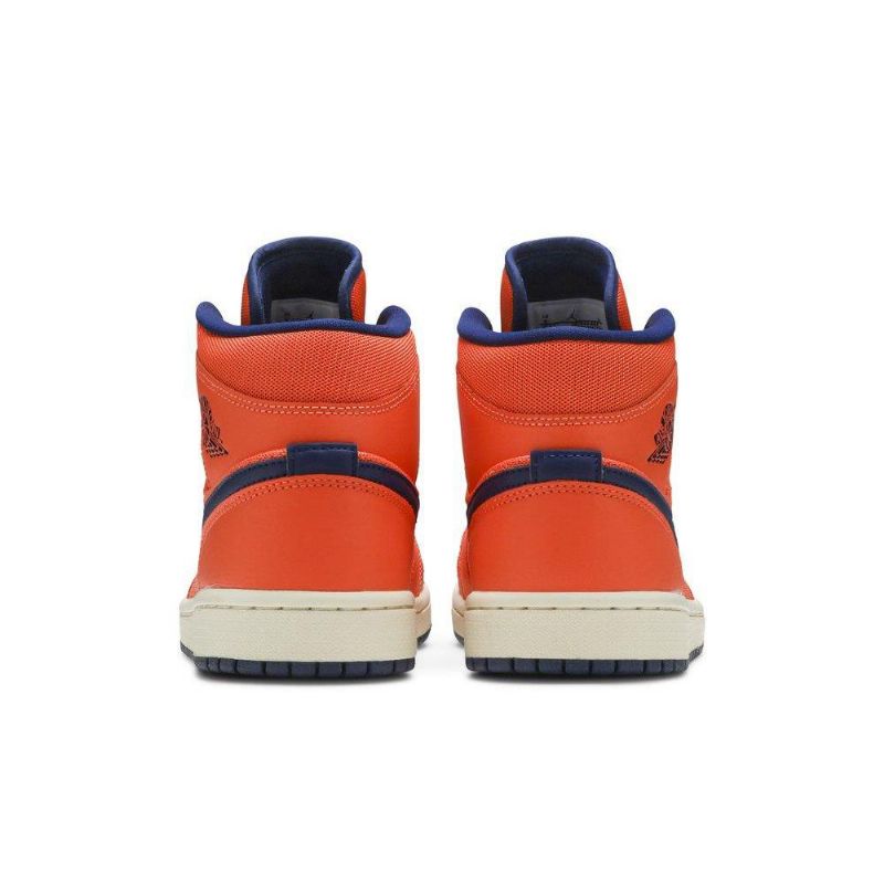 Dámské Boty Air Jordan 1 Mid Oranžový Modrý
