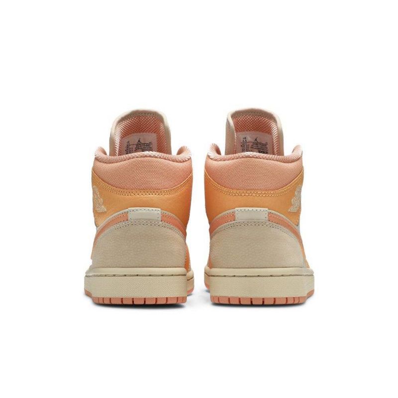 Dámské Boty Air Jordan 1 Mid Oranžový Růžová Khaki