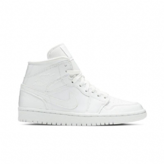 Dámské Boty Air Jordan 1 Mid Patent Bílý