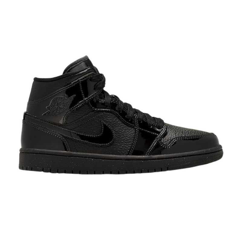 Dámské Boty Air Jordan 1 Mid Patent Černá