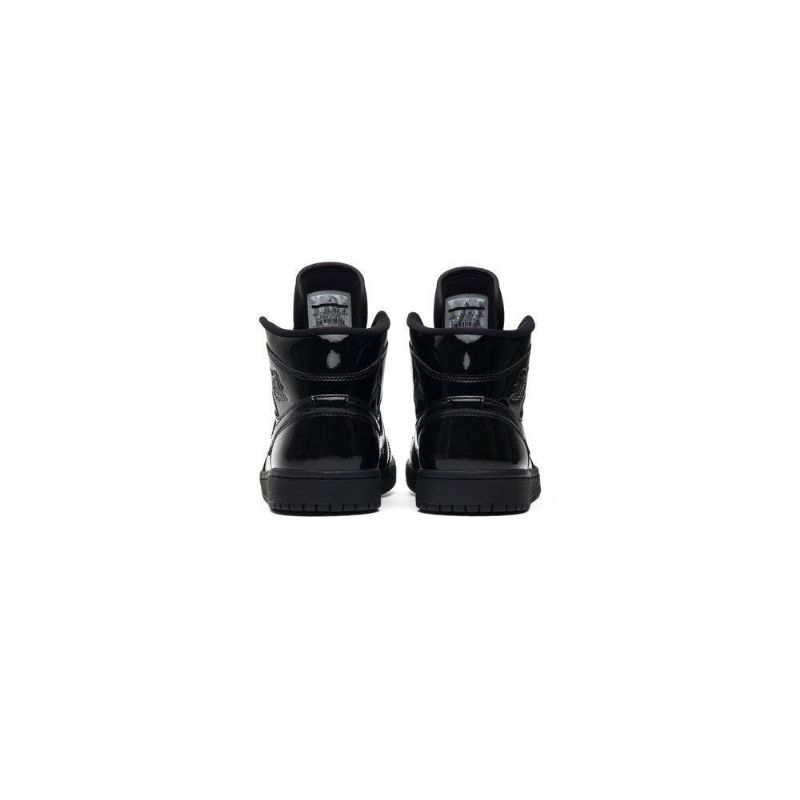 Dámské Boty Air Jordan 1 Mid Patent Se Černá