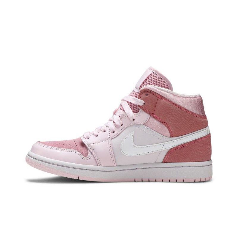Dámské Boty Air Jordan 1 Mid Růžová Bílý