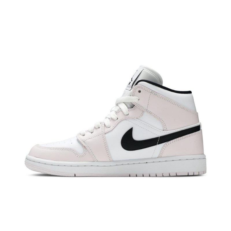 Dámské Boty Air Jordan 1 Mid Růžová Bílý Černá