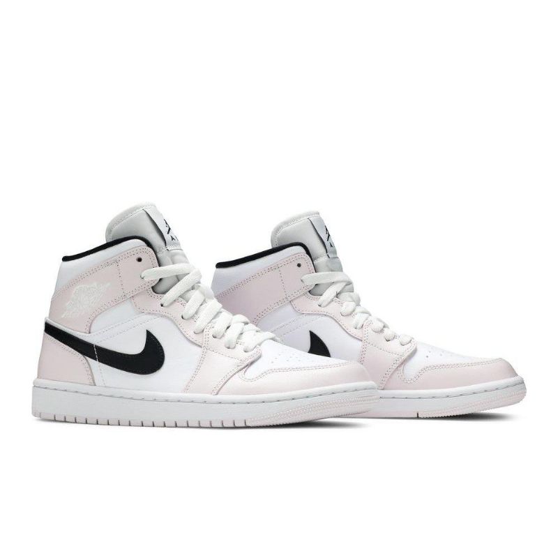 Dámské Boty Air Jordan 1 Mid Růžová Bílý Černá