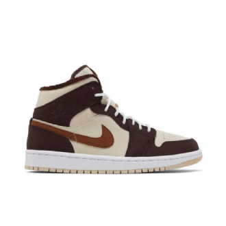 Dámské Boty Air Jordan 1 Mid Se Béžová Hnědý
