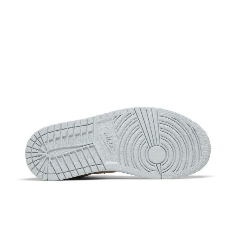 Dámské Boty Air Jordan 1 Mid Se Béžová Tmavě Modrá Modrý