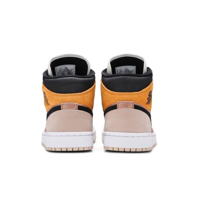 Dámské Boty Air Jordan 1 Mid Se Béžová Zlatá Černá Bílá