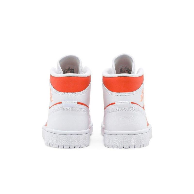 Dámské Boty Air Jordan 1 Mid Se Bílý Oranžový