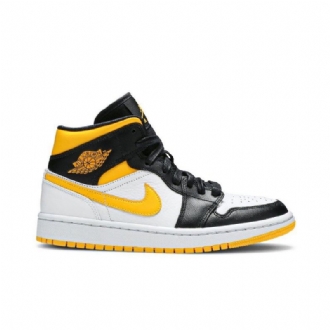 Dámské Boty Air Jordan 1 Mid Se Bílý Oranžový Černá