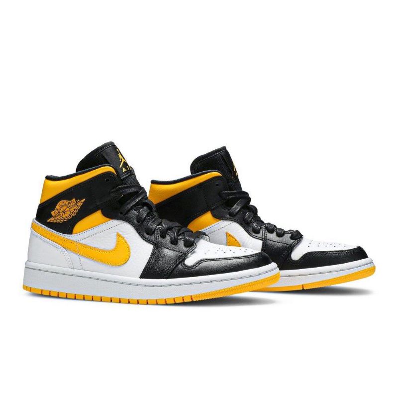 Dámské Boty Air Jordan 1 Mid Se Bílý Oranžový Černá