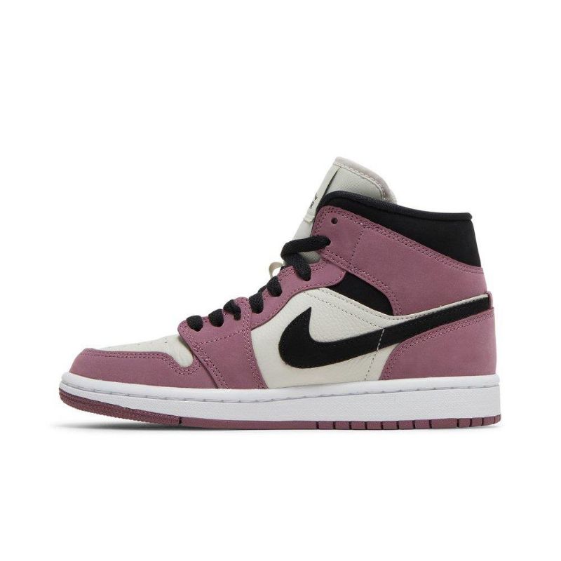 Dámské Boty Air Jordan 1 Mid Se Bílý Růžová Černá