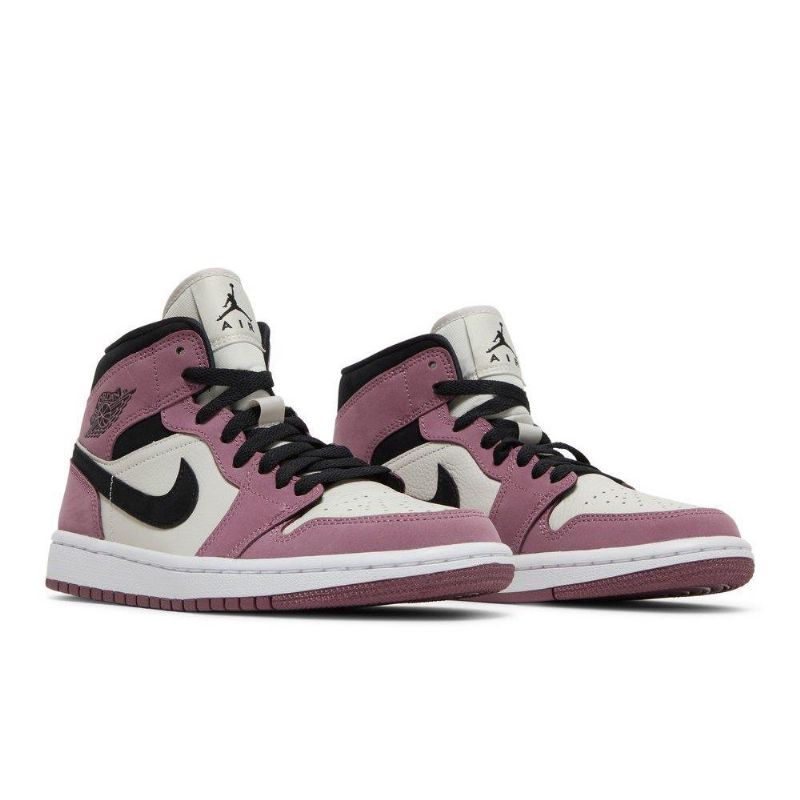 Dámské Boty Air Jordan 1 Mid Se Bílý Růžová Černá