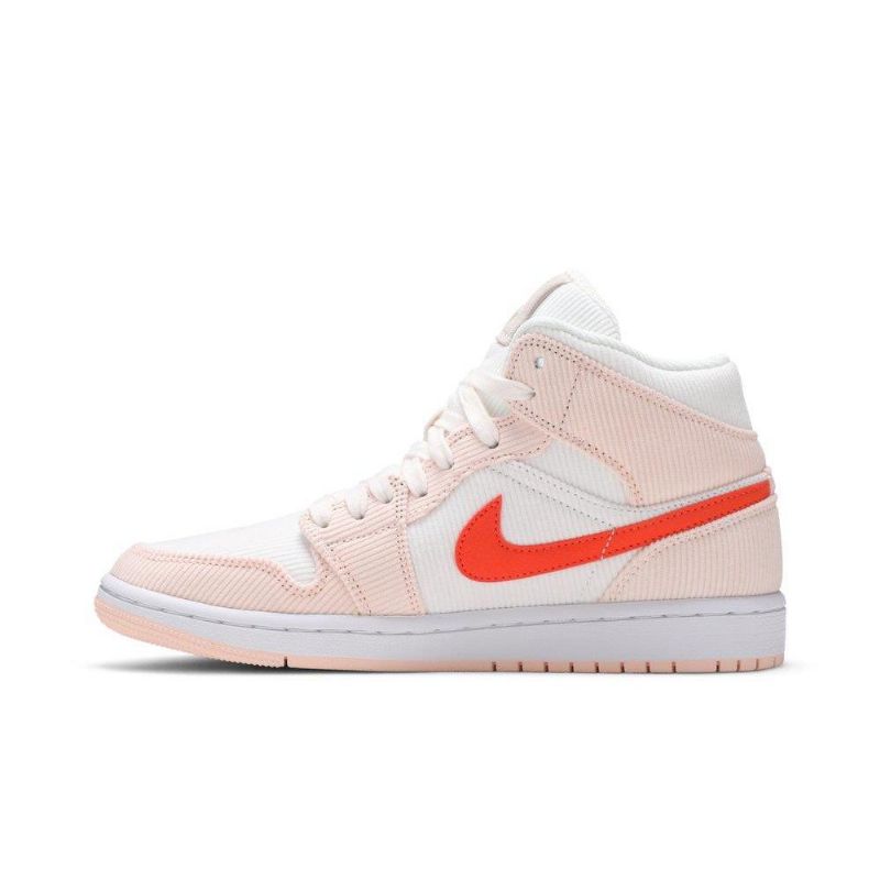 Dámské Boty Air Jordan 1 Mid Se Bílý Růžová Oranžový