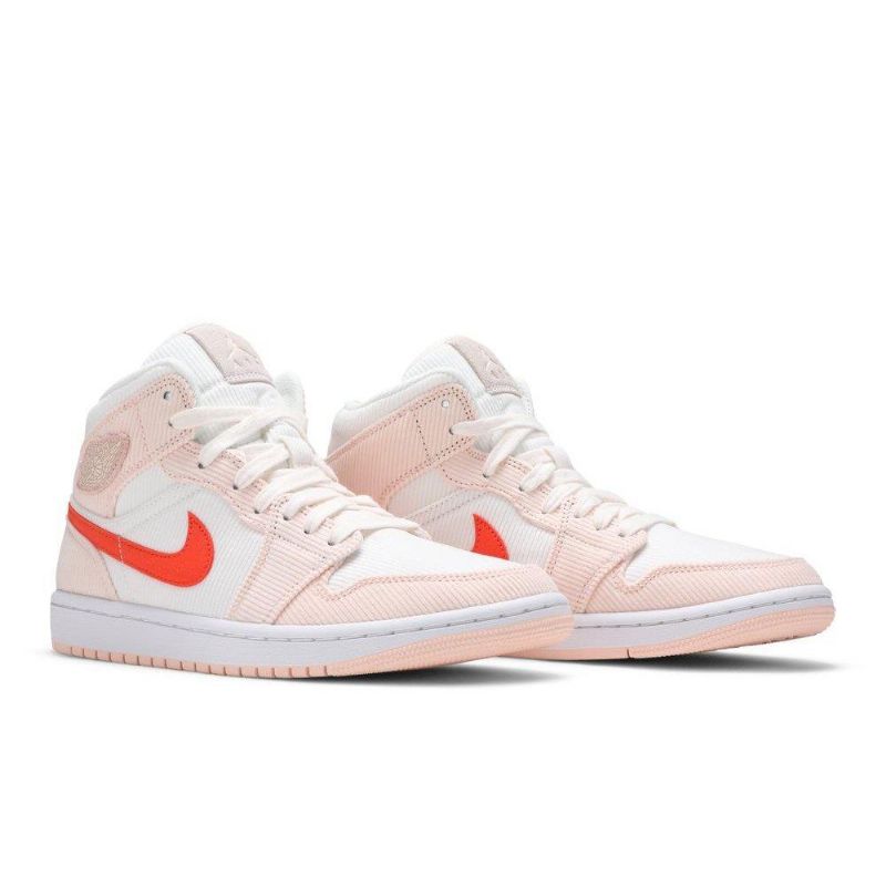 Dámské Boty Air Jordan 1 Mid Se Bílý Růžová Oranžový