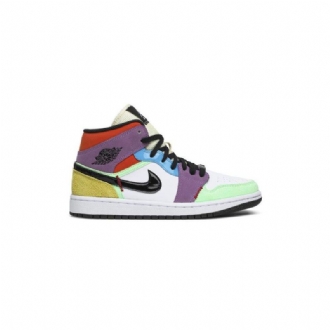 Dámské Boty Air Jordan 1 Mid Se Bílý Vícebarevná