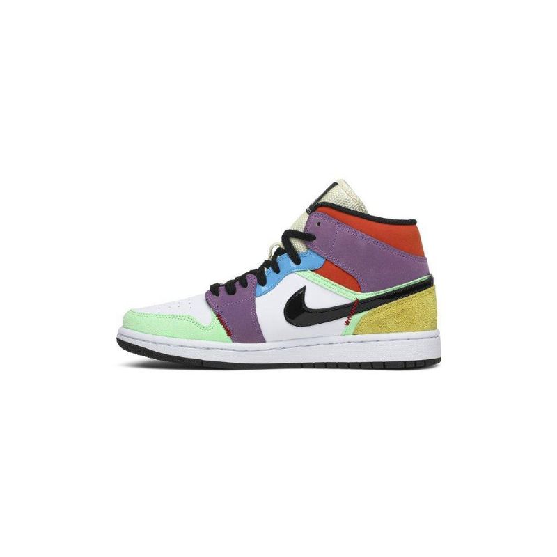Dámské Boty Air Jordan 1 Mid Se Bílý Vícebarevná