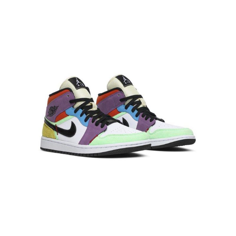 Dámské Boty Air Jordan 1 Mid Se Bílý Vícebarevná