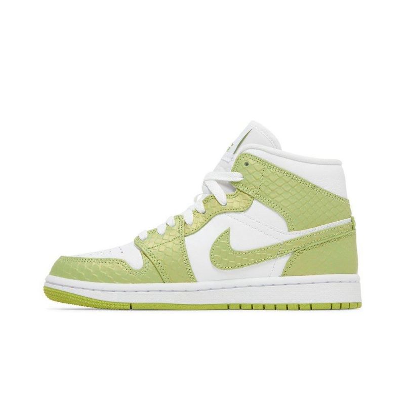 Dámské Boty Air Jordan 1 Mid Se Bílý Zelená