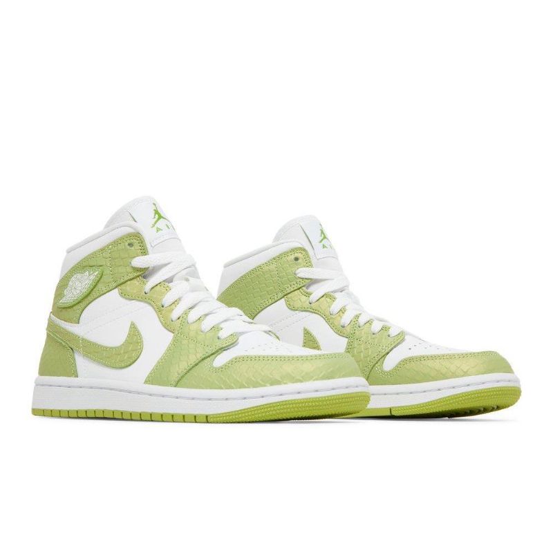 Dámské Boty Air Jordan 1 Mid Se Bílý Zelená