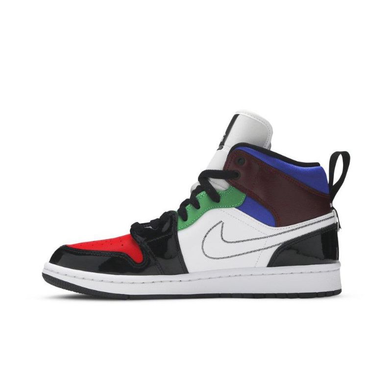 Dámské Boty Air Jordan 1 Mid Se Černá Bílý Vícebarevná