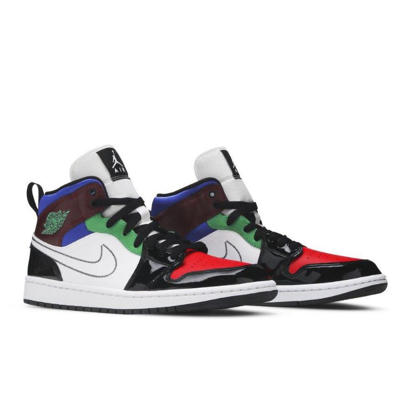 Dámské Boty Air Jordan 1 Mid Se Černá Bílý Vícebarevná
