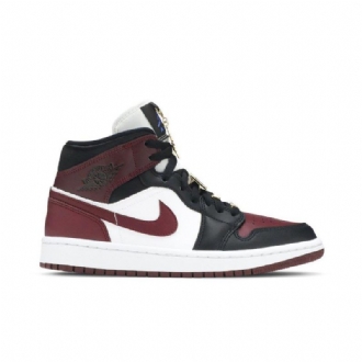 Dámské Boty Air Jordan 1 Mid Se Černá Bordeaux Bílý