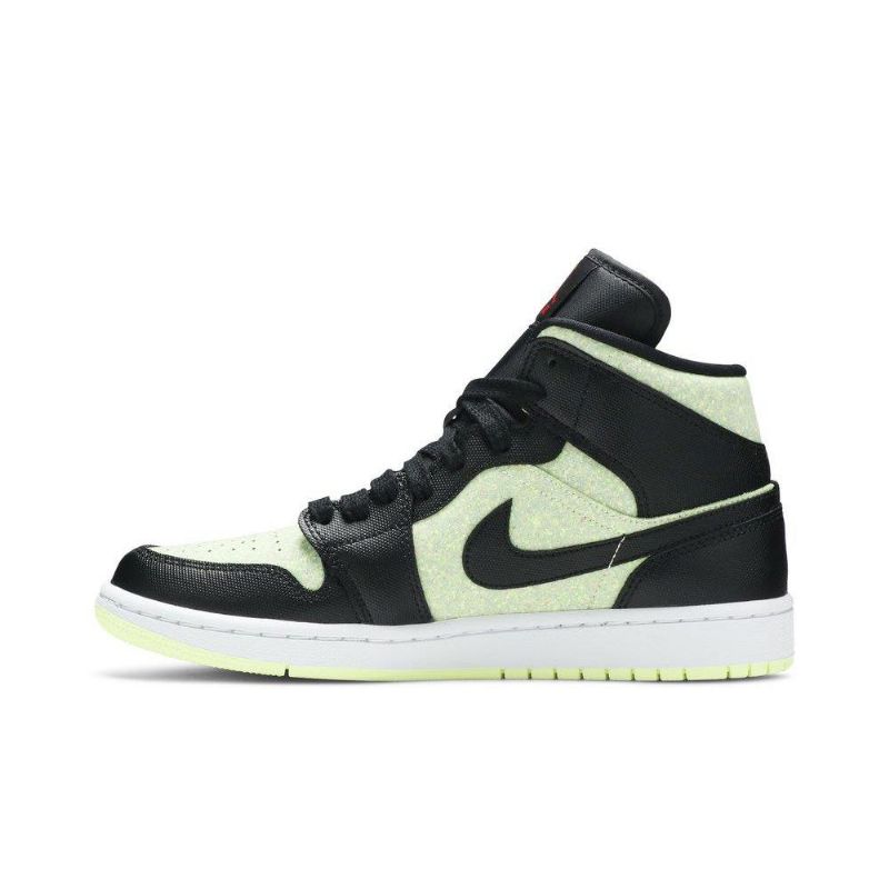 Dámské Boty Air Jordan 1 Mid Se Černá Zelená Červené