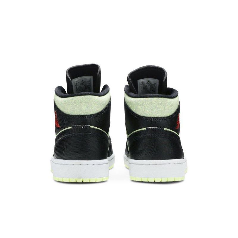 Dámské Boty Air Jordan 1 Mid Se Černá Zelená Červené