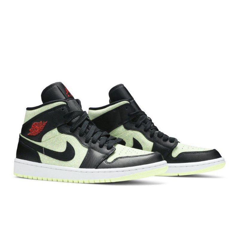 Dámské Boty Air Jordan 1 Mid Se Černá Zelená Červené